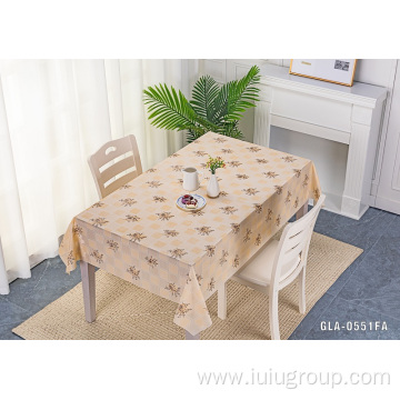 PVC Heart Tablecloths Print Roll Table Cloth